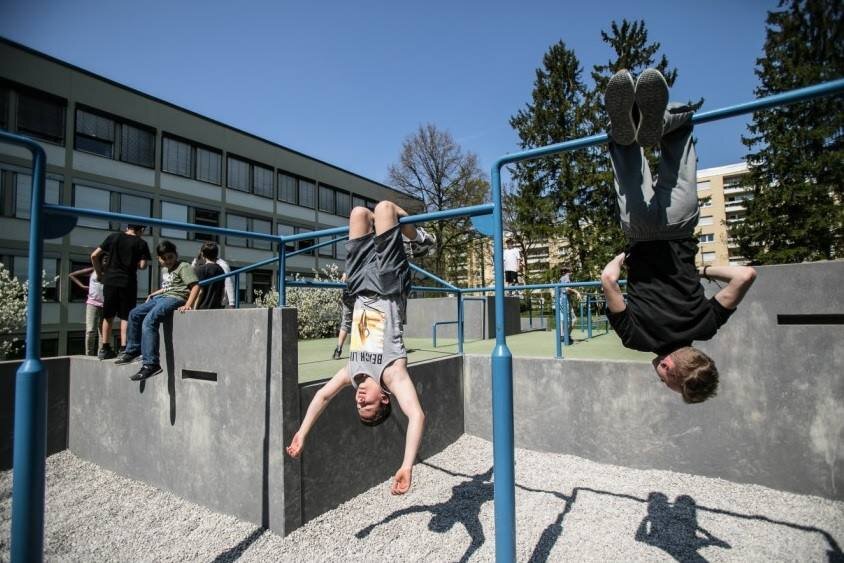 Parkour-Park an der LTR